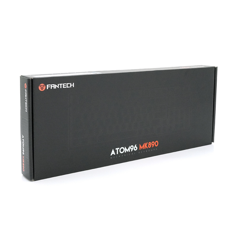 Клавіатура USB Fantech ATOM90 MK890, (Eng/Укр/Рус), Grey (blue switch), 89к, Q10