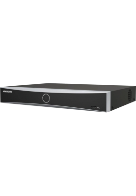 4х-канальний 4K мережний PoE відеореєстратор AcuSense Hikvision DS-7604NXI-K1/4P(B)