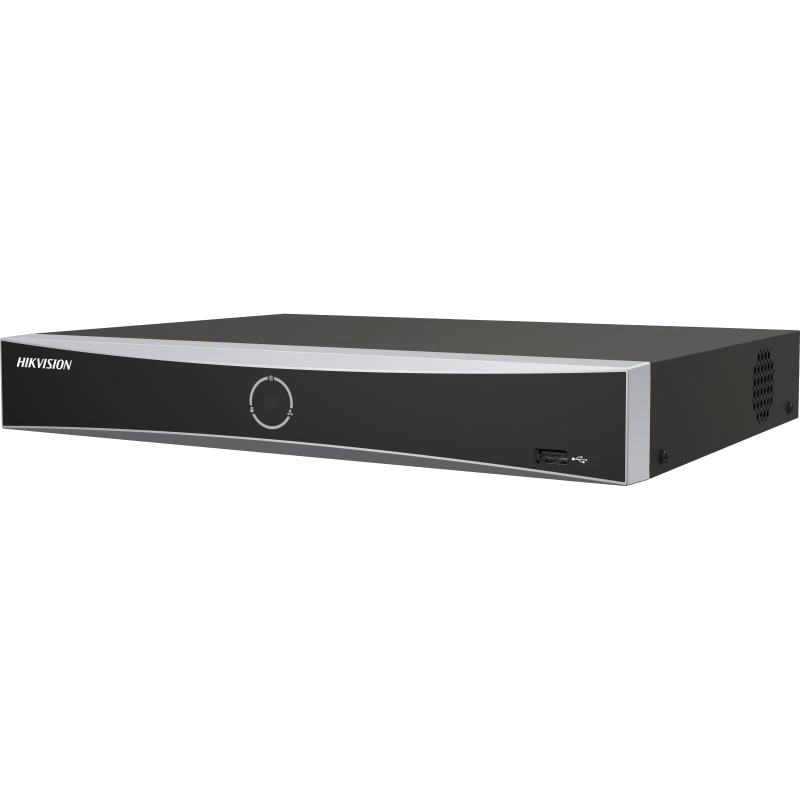 4х-канальний 4K мережний PoE відеореєстратор AcuSense Hikvision DS-7604NXI-K1/4P(B)