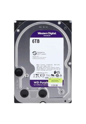 Жорсткий диск 3.5" WD63PURU, 6 ТБ, SATA 3, 5400 об/хв, кеш 256 МБ