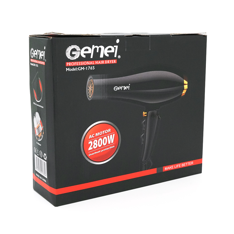Фен для волосся Gemei GM-1765, Box