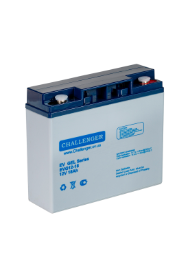 Тягова акумуляторна батарея Challenger EVG-12-18 Gel, 12V 18Ah, під клемму F13(M5), (181 х 77 х 167), Q1