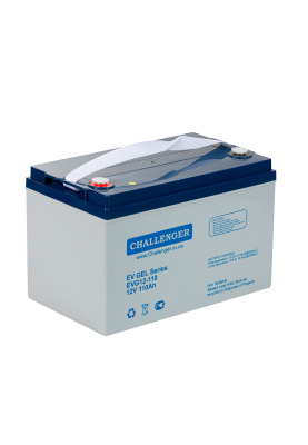 Тягова акумуляторна батарея Challenger EVG-12-110 Gel, 12V 110Ah, під клему F12(M8), (328 х 172 х 220), Q1