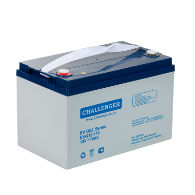 Тягова акумуляторна батарея Challenger EVG-12-110 Gel, 12V 110Ah, під клему F12(M8), (328 х 172 х 220), Q1