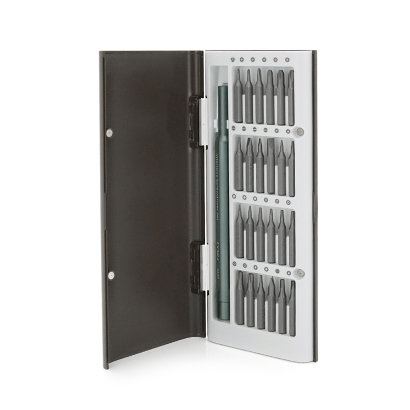 Набір інструментів BAKU BA-3338 із високоміцної сталі S2 (ручка + 24 насадки)