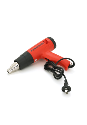 Фен TGK HG6618 (пістолет) 1800Вт, регулятор температури 50-550°C, Red/Black, Box