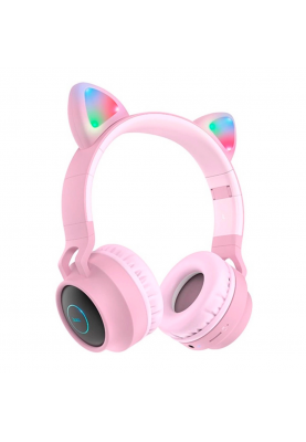 Бездротові навушники Bluetooth HOCO W27, Pink, Box