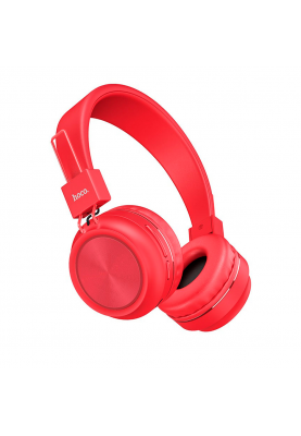 Бездротові Bluetooth навушники HOCO W25, Red, Blister