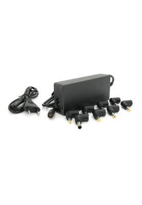Універсальний БП 19V 4.74A 90W, High Quality, корпус - пласт, 8 роз'ємів + каб. харчування, BOX, Q50