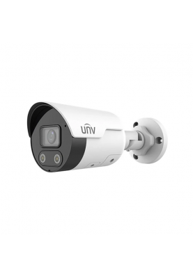 2Мп IP-відеокамера вулична Uniview PC2122LE-ADF40KMC-WL White ( 4 мм)
