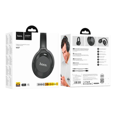 Бездротові Bluetooth навушники HOCO W37, Black, Box Бездротові Bluetooth навушники HOCO W37, Black, Box