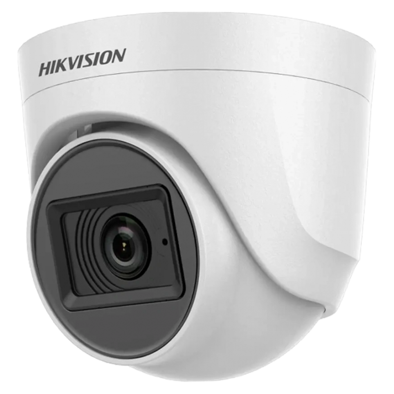 5Мп Turbo HD відеокамера Hikvision із вбудованим мікрофоном DS-2CE76H0T-ITPFS (2,8 ММ)