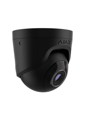 5 Mp дротова охоронна IP-камера Ajax TurretCam (5 Mp/4 mm) Black
