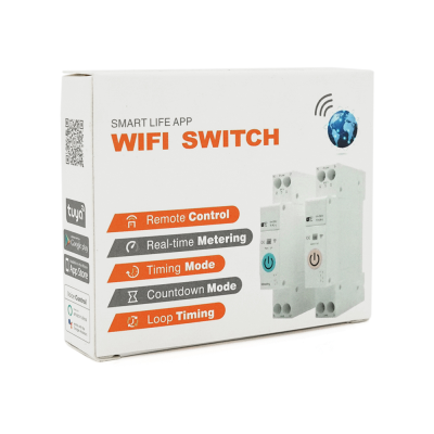 WI-FI вимикач-реле на DIN рейку 63А WI-FI вимикач-реле на DIN рейку 63А