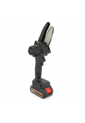 Акумуляторна ланцюгова пилка Mini Chain Saw 15cm, 24V, зарядний+акумулятор, Вох