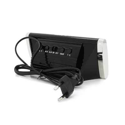 Електронний годинник VST-730, будильник, живлення від кабелю 220V, Light Green Light