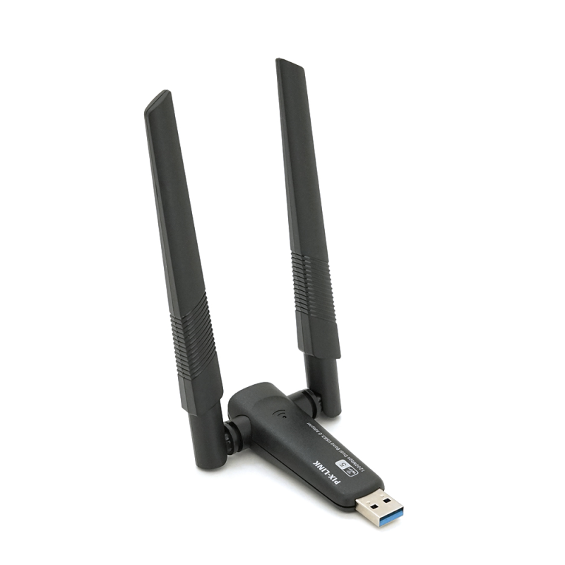Бездротовий мережний адаптер Wi-Fi-USB LV-UAC21, AC600, з подвійною антеною, 802.11 a/с, 600MB, Box