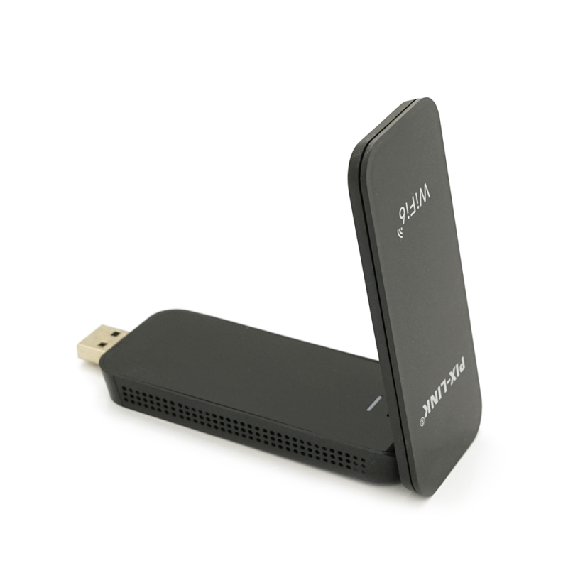 Бездротовий мережний адаптер Wi-Fi6-USB LV-UAX02, 802.11 a/b/g/n, 1800Mbps, Box