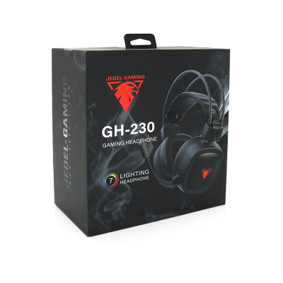 Навушники провідні Jedel GH-230, з мікрофоном та регулюванням гучності, Black, Box