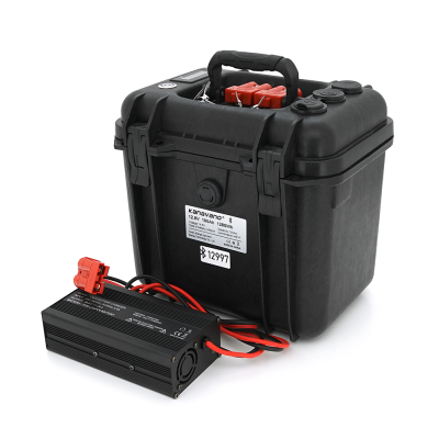 Літій-залізо-фосфатний акумулятор LiFePO4 12.8V 100AH (4S1P/BMS-50A), (395х230х175), 9,5кг, до 3000 циклів