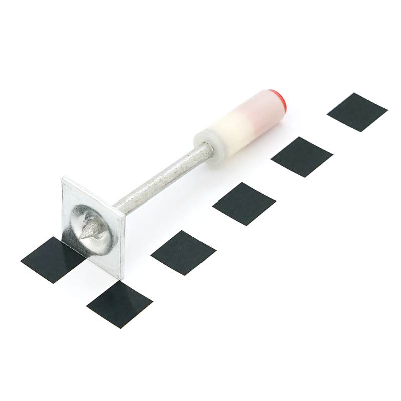 Цвяхи монтажні піроксилінові, 8*43мм, квадратна шайба 18мм, 200 штук в упаковці, ціна за упаковку