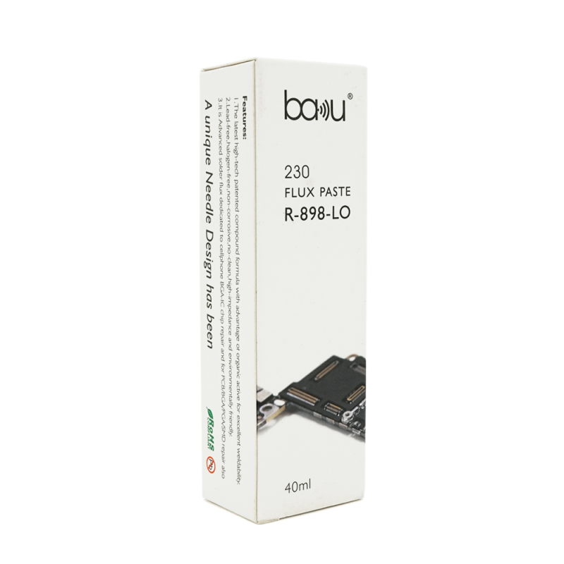 Флюс паста BAKU BA-230, R-898LO, 40ml