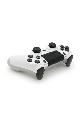 Геймпад Brazzers бездротовий для PS4 Wireless DUALSHOCK 4, роз'єм для навушників, LED light bar, White, 3.7V, 600mAh, Blister-box