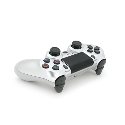 Геймпад Brazzers бездротовий для PS4 Wireless DUALSHOCK 4, роз'єм для навушників, LED light bar, Silver-White, 3.7V, 600mAh, Blister-box