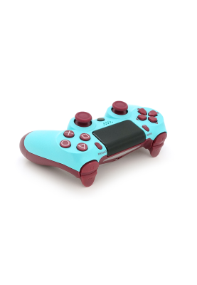 Геймпад Brazzers бездротовий для PS4 Wireless DUALSHOCK 4, роз'єм для навушників, LED light bar, Cyan, 3.7V, 600mAh, Blister-box