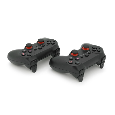 Геймпад Brazzers BR-019 бездротовий (2шт) для PC X360/P3/Android/TVBOX, Black, Box