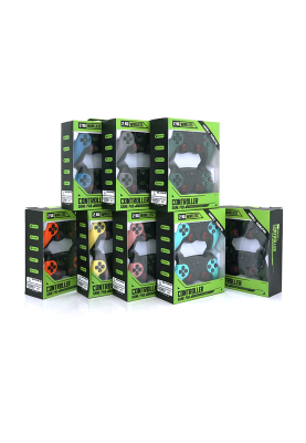Геймпад Brazzers BR-029 бездротовий (2шт) для PC X360/P3/Android/TVBOX, MixColor, Box