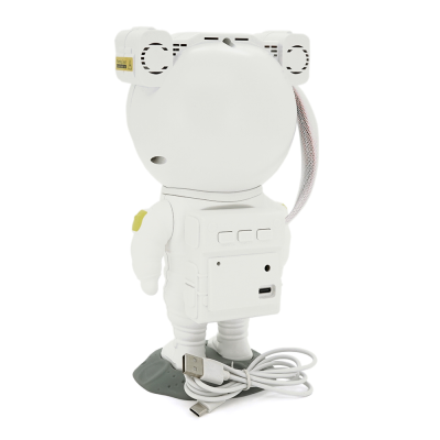 Ночник-проектор TRK-100 Астронавт+ Bluetooth колонка, пульт, кабель USB, White, Box