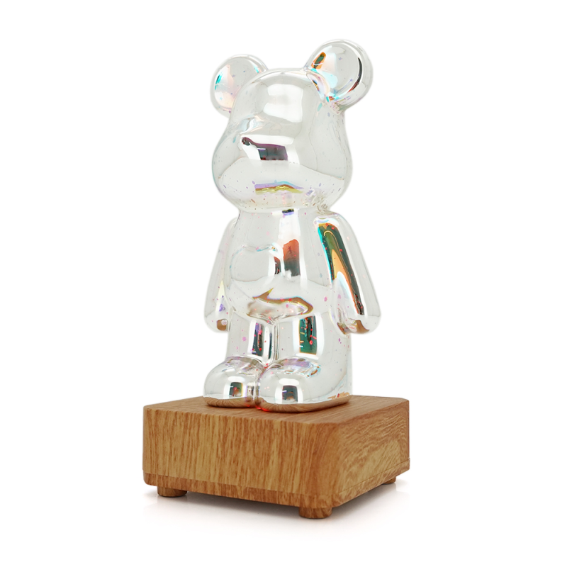 Нічник YT-197 Ведмедик+ Bluetooth колонка, USB кабель, RGB, Box