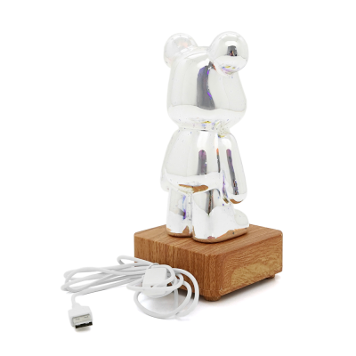 Нічник YT-197 Ведмедик+ Bluetooth колонка, USB кабель, RGB, Box