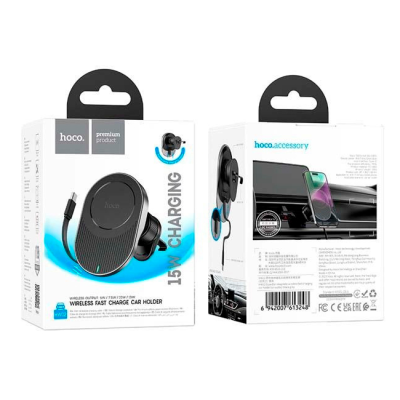 Автоутримувач HOCO HW12, Black, Box Автоутримувач HOCO HW12, Black, Box