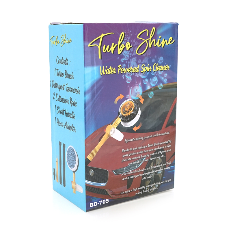Щітка-насадка, що обертається, для шланга Turbo Shine YT-705, ємність під мило, Box
