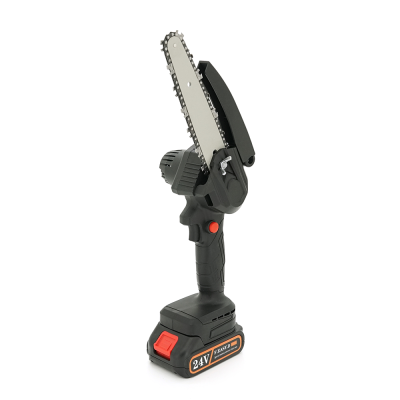 Акумуляторна ланцюгова пилка Mini Chain Saw 15cm, 24V, зарядний + аккумулятор, Case