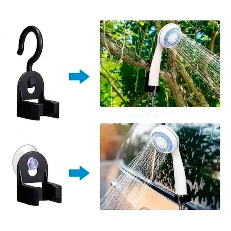 Портативний акумуляторний душ YT36287 з помпою, акумулятор 2200mAh, White, Box