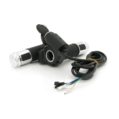 Ручка газу із ключем для електровелосипеда 12-72V+вольтметр, Box Ручка газу із ключем для електровелосипеда 12-72V+вольтметр, Box