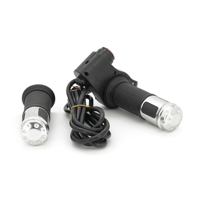 Ручка газу з кнопкою для електровелосипеда 12-72V+вольтметр, Box