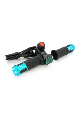 Ручка газу з кнопкою для електровелосипеда 12-72V+вольтметр, Box