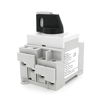 Поворотний вимикач зовнішнього монтажу HGN4-L1-25, DC1000V, 25A, 2P, IP66, Grey