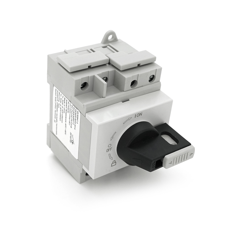 Поворотний вимикач зовнішнього монтажу HGN4-L1-25, DC1000V, 25A, 2P, IP66, Grey