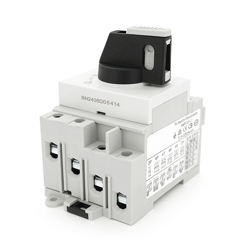 Поворотний вимикач зовнішнього монтажу HGN4-L1-32, DC1000V, 32A, 2P, Grey