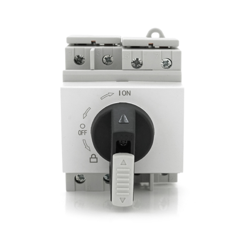 Поворотний вимикач зовнішнього монтажу HGN4-L1-32, DC1000V, 32A, 2P, Grey