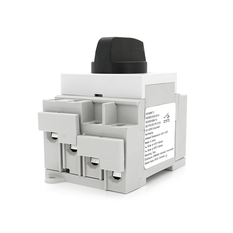 Поворотний вимикач зовнішнього монтажу HGN4-NL1-16, DC1000V, 16A, 4P, Grey