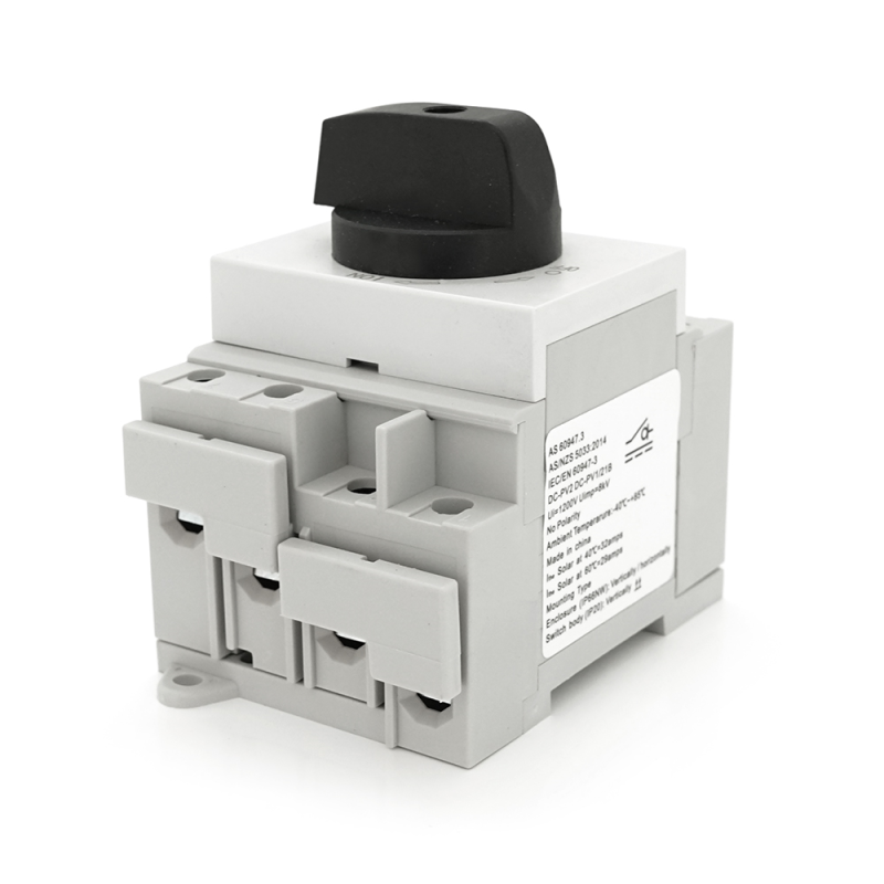 Поворотний вимикач зовнішнього монтажу HGN4-NL1-32, DC1000V, 32A, 4P, IP66, Grey