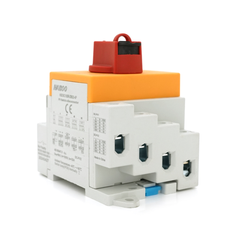 Поворотний вимикач під DIN, 1000V, 16A, 4P, Grey