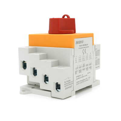 Поворотний вимикач під DIN, 1000V, 16A, 4P, Grey Поворотний вимикач під DIN, 1000V, 16A, 4P, Grey