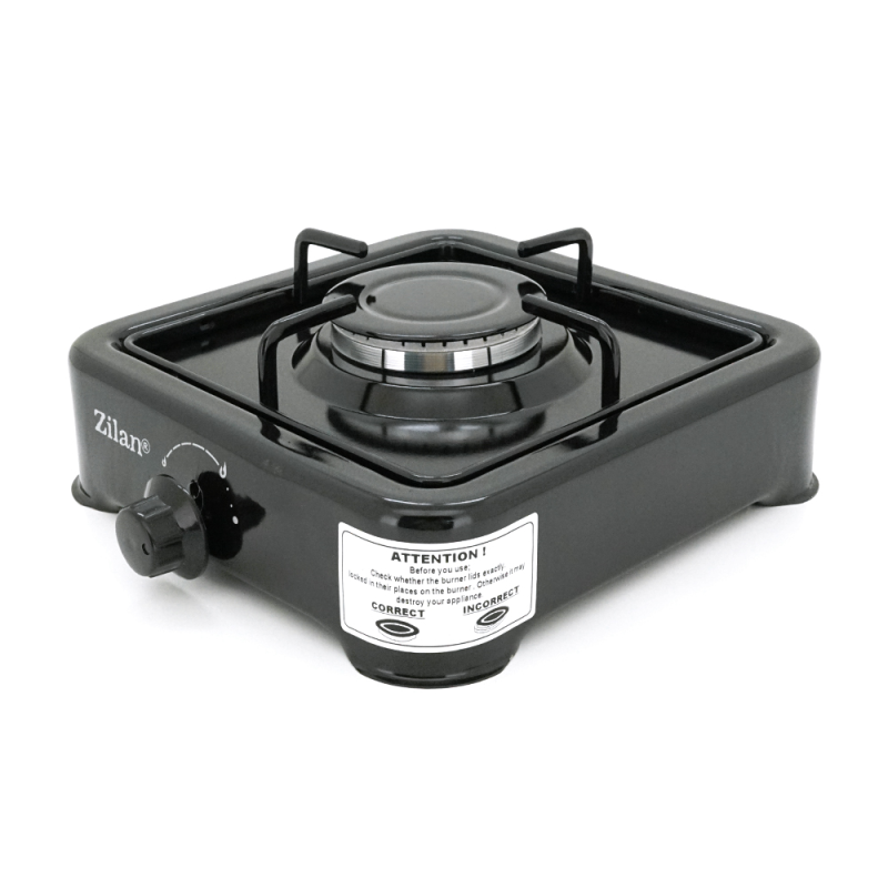 Газова плита Zilan ZLN0018, 1 комфорка, Black